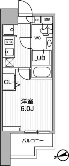 ALTERNA南大井の物件間取画像