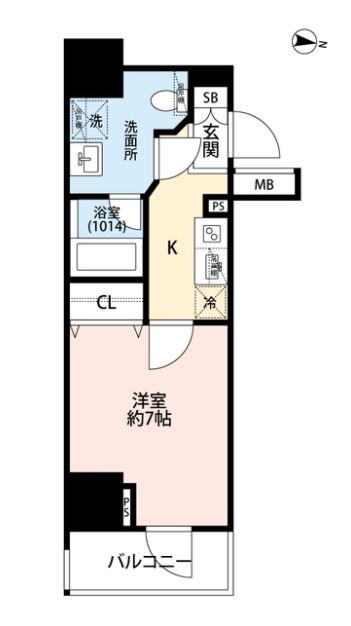 大森町駅 徒歩5分 3階の物件間取画像