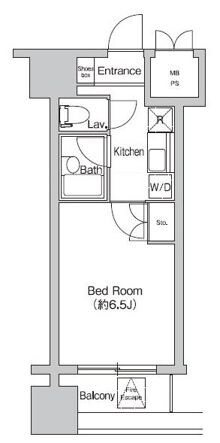 プライムアーバン大崎の物件間取画像