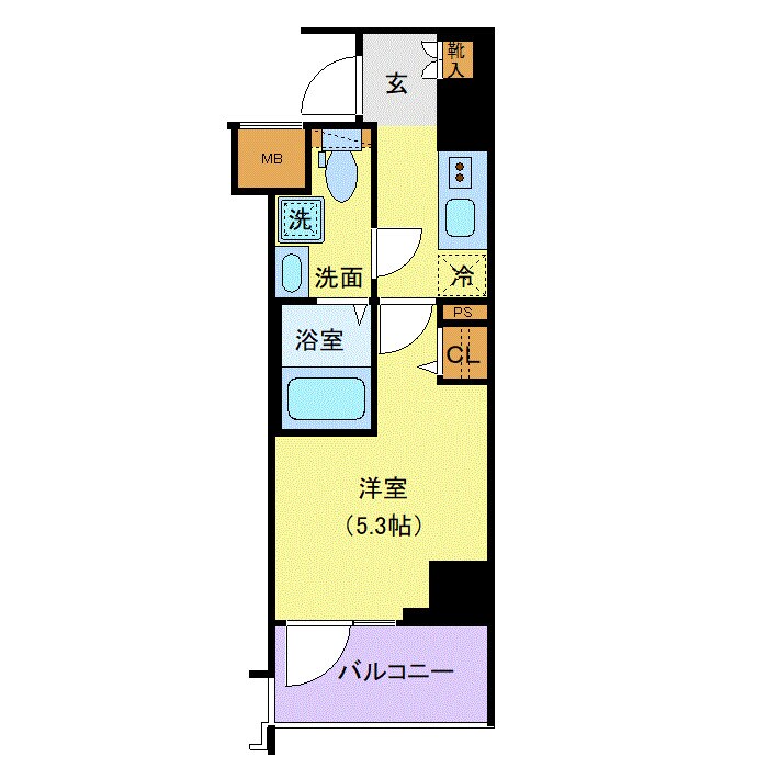 Log Shinagawa Surfsideの物件間取画像