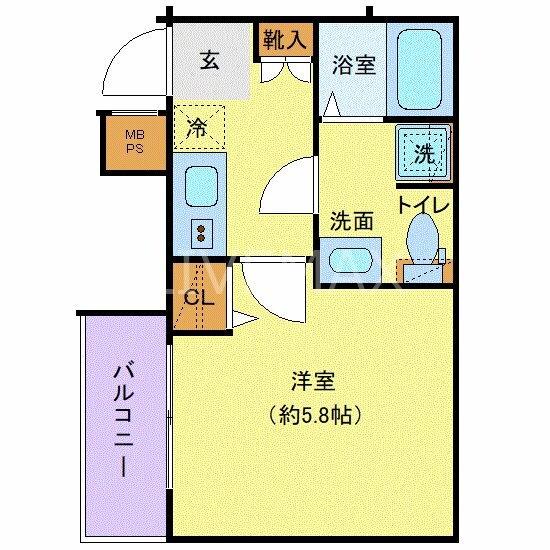 クレヴィスタ新小岩の物件間取画像