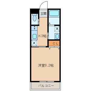 武蔵新田駅 徒歩5分 2階の物件間取画像