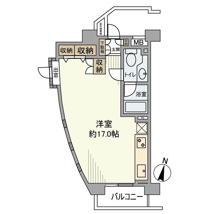 フリーディオ大崎の物件間取画像