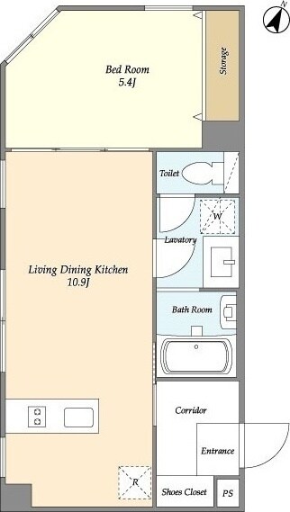 シェモア白金高輪の物件間取画像