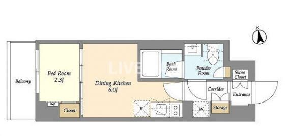 AIFLAT品川戸越パークサイドの物件間取画像