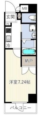 ＥＳ－Ｇｒａｎｄｅ門前仲町の物件間取画像