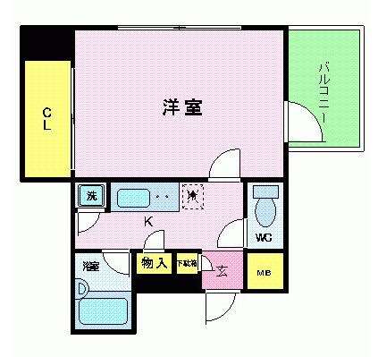 パレステュディオ銀座一丁目の物件間取画像