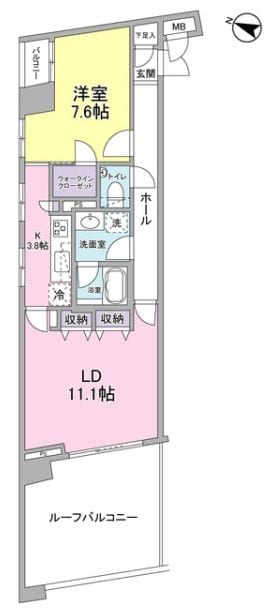 ソアラノーム碑文谷の物件間取画像