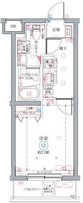 クレヴィスタ成増Ⅱの物件間取画像