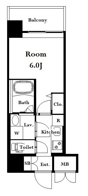 グランパレス南麻布仙台坂の物件間取画像