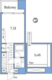 RIZ高輪の物件間取画像