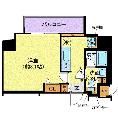 ZOOM西新宿の物件間取画像