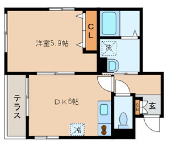 メゾン　ラフイネの物件間取画像