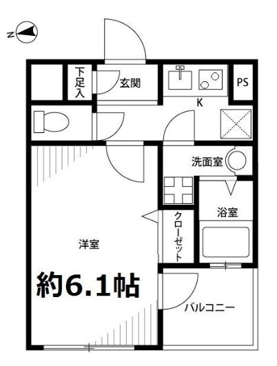 天王洲アイル駅 徒歩6分 6階の物件間取画像