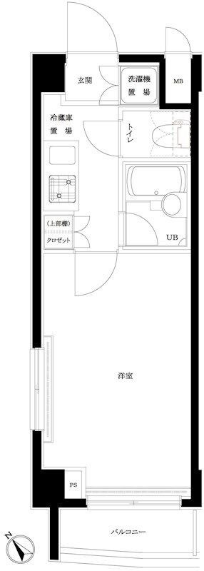 ルーブル上池台弐番館の物件間取画像