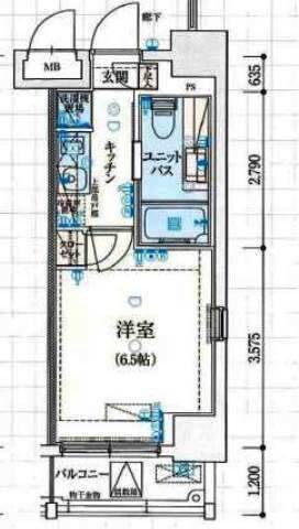 リヴシティ大島イーストの物件間取画像