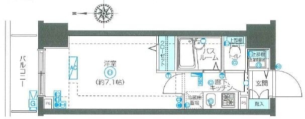 フェニックス品川小山の物件間取画像