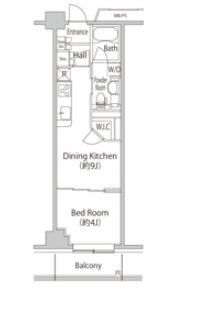 プライムアーバン豊洲の物件間取画像