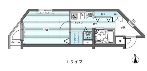 フェニックス麻布狸穴公園の物件間取画像