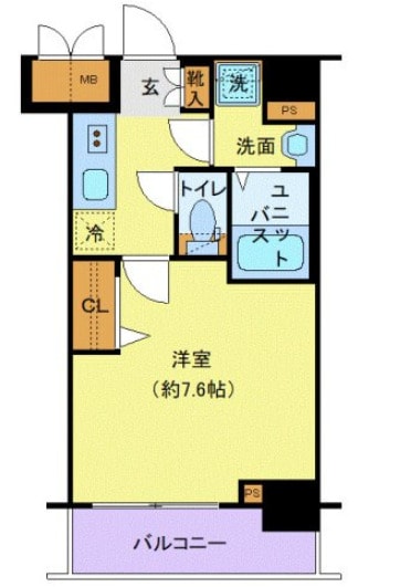 プレサンス新宿中落合メーディオの物件間取画像