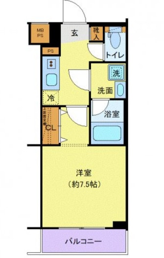 クレヴィスタ常盤台の物件間取画像