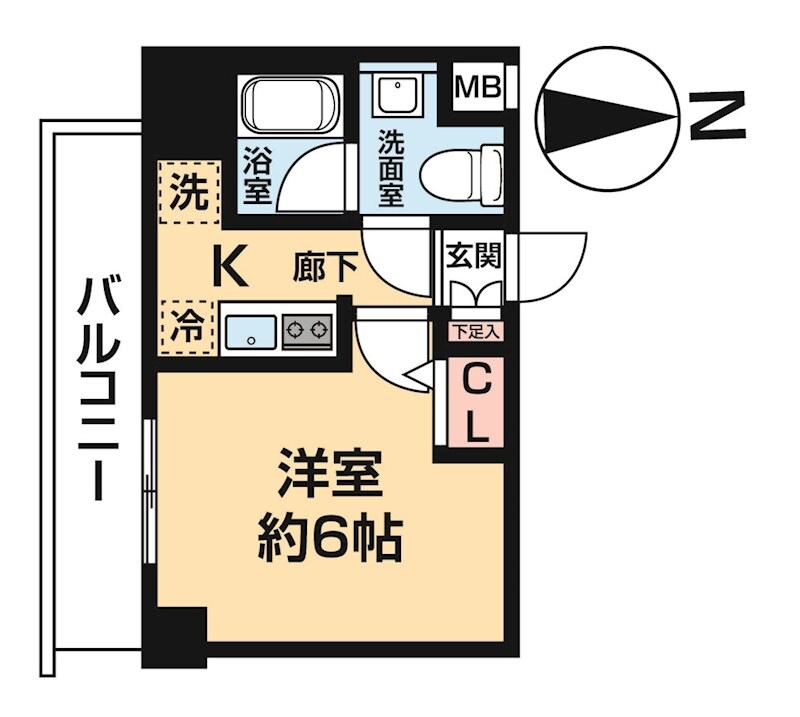 豊洲駅 徒歩15分 8階の物件間取画像