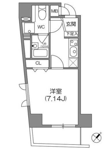 茗荷谷駅 徒歩6分 4階の物件間取画像