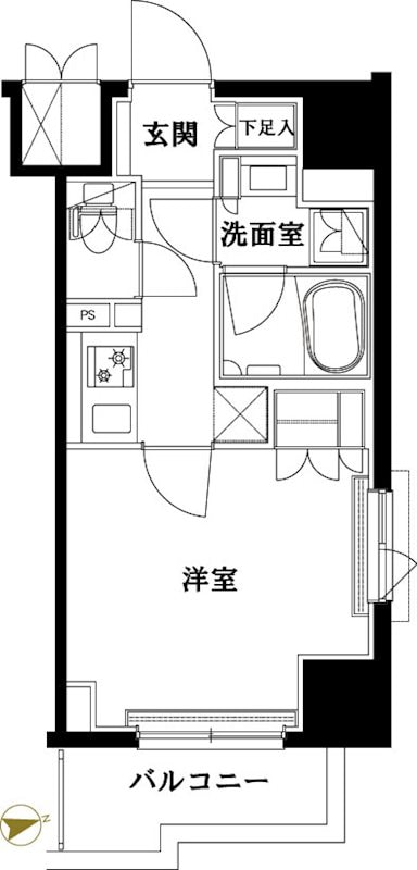 ルーブル南砂町の物件間取画像