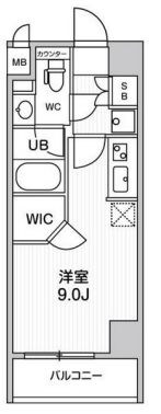 住吉駅 徒歩6分 5階の物件間取画像