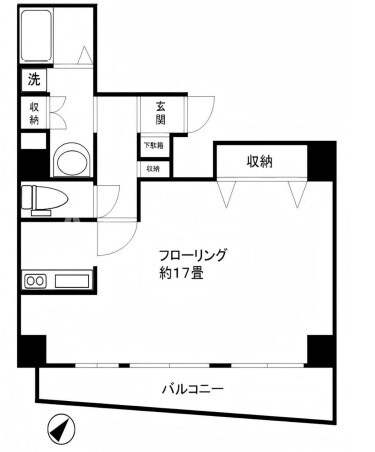 FＡＢＲＩＣ茅場町駅前の物件間取画像