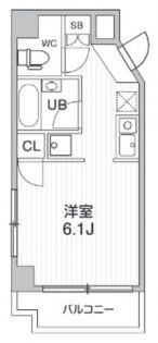 コスモリード人形町の物件間取画像