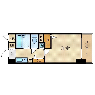 ガーラ銀座東の物件間取画像