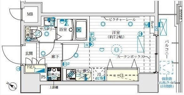 大塚駅 徒歩5分 8階の物件間取画像