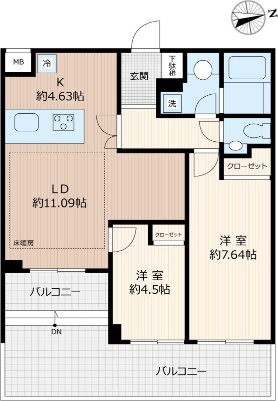 Ｂｅｖｅｒｌｙ　Ｈｏｍｅｓ　豊島園の物件間取画像