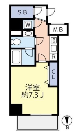 亀戸駅 徒歩3分 5階の物件間取画像