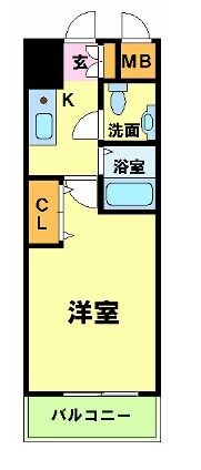 メゾン・ド・ヴィレ恵比寿の物件間取画像