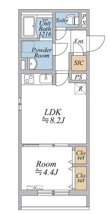 リブリ・曳舟の物件間取画像