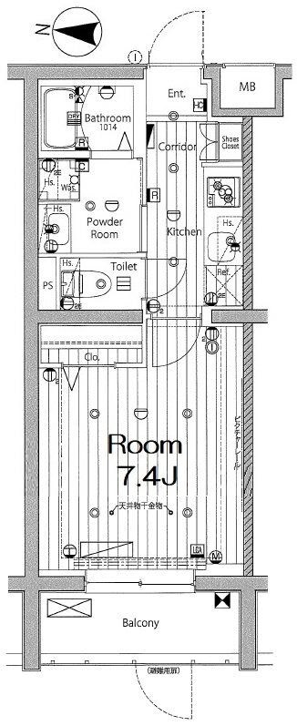 池上駅 徒歩9分 1階の物件間取画像