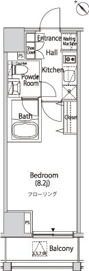 Casa Splendido 麻布仙台坂の物件間取画像