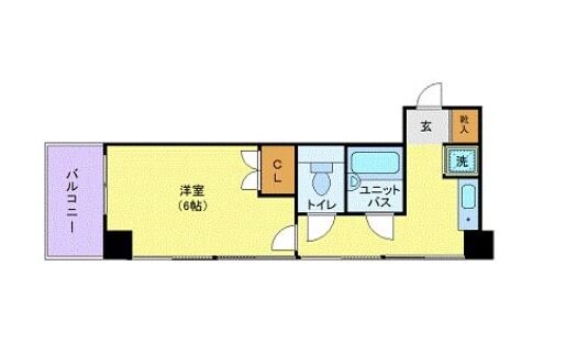 ラングタワー京橋の物件間取画像