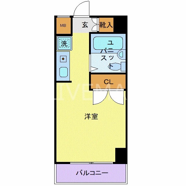 スカイコート品川第6の物件間取画像