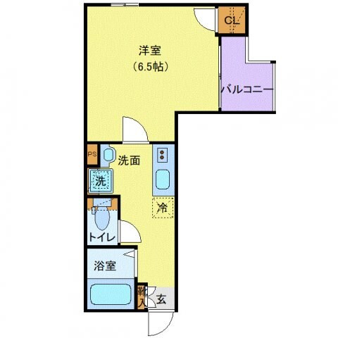 エクセラン東立石の物件間取画像