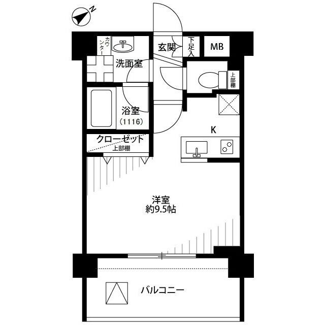 プレール・ドゥーク新宿御苑Ⅱの物件間取画像