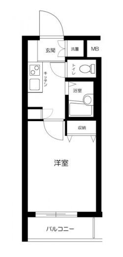 ユーコート上池袋の物件間取画像