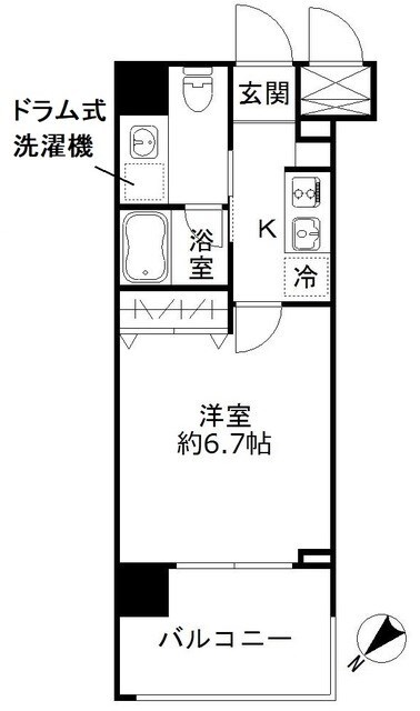 フォレシティ豊洲の物件間取画像