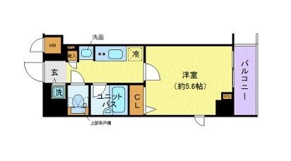 フェニックス武蔵関クアトロの物件間取画像