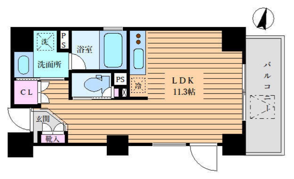 パークヒルズ赤坂の物件間取画像