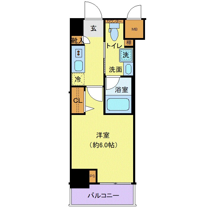 ディアレイシャス西川口の物件間取画像