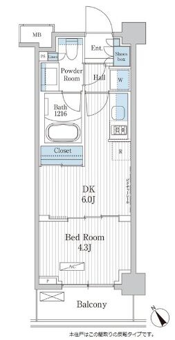 越中島駅 徒歩9分 2階の物件間取画像