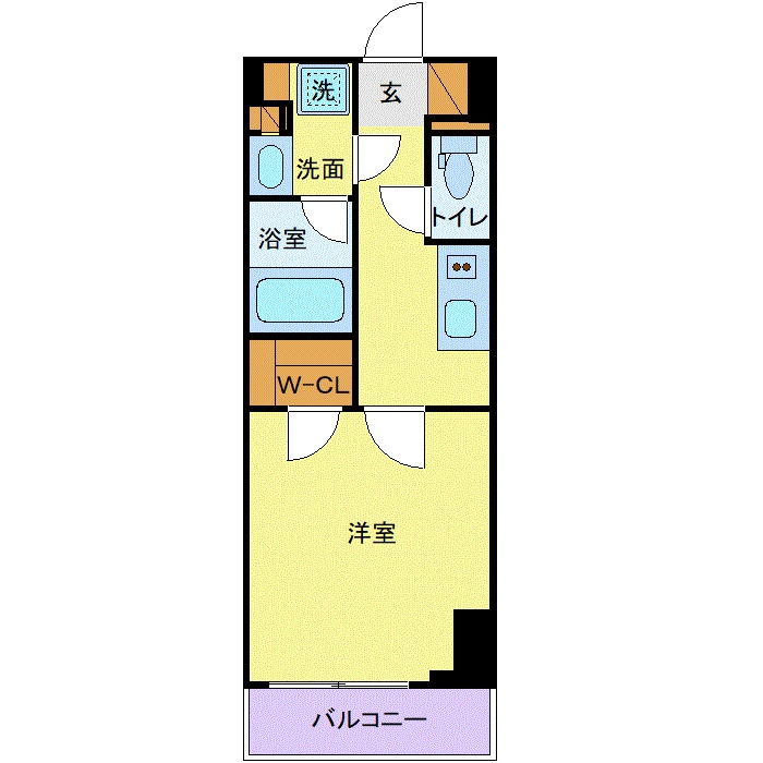 プライムメゾン千葉新町の物件間取画像